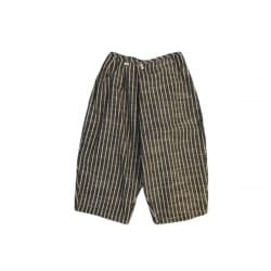Wide stripped b&w pant
